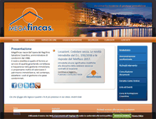 Tablet Screenshot of megafincas.it
